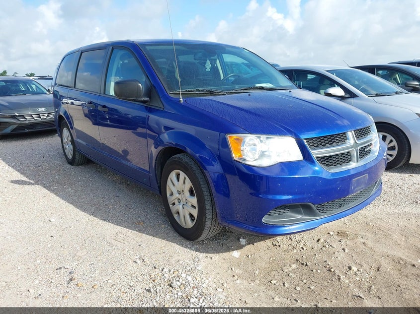 2020 Dodge Caravan VIN 2C4RDGBG2LR186228 IAAI salvage auction — NORMAL WEAR, Sf97 (Texas), sold $9,750 on 2026-07-07 (photo 1)