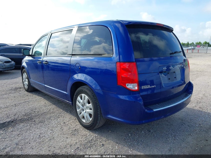 2020 Dodge Caravan VIN 2C4RDGBG2LR186228 IAAI salvage auction — NORMAL WEAR, Sf97 (Texas), sold $9,750 on 2026-07-07 (photo 3)