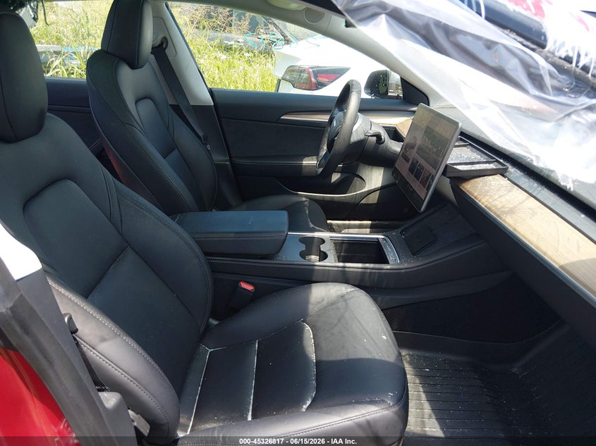 2023 Tesla Model 3 VIN 5YJ3E1EA1PF605016 IAAI salvage auction — HAIL, Clear (Missouri), sold $11,000 on 2026-07-30 (photo 5)