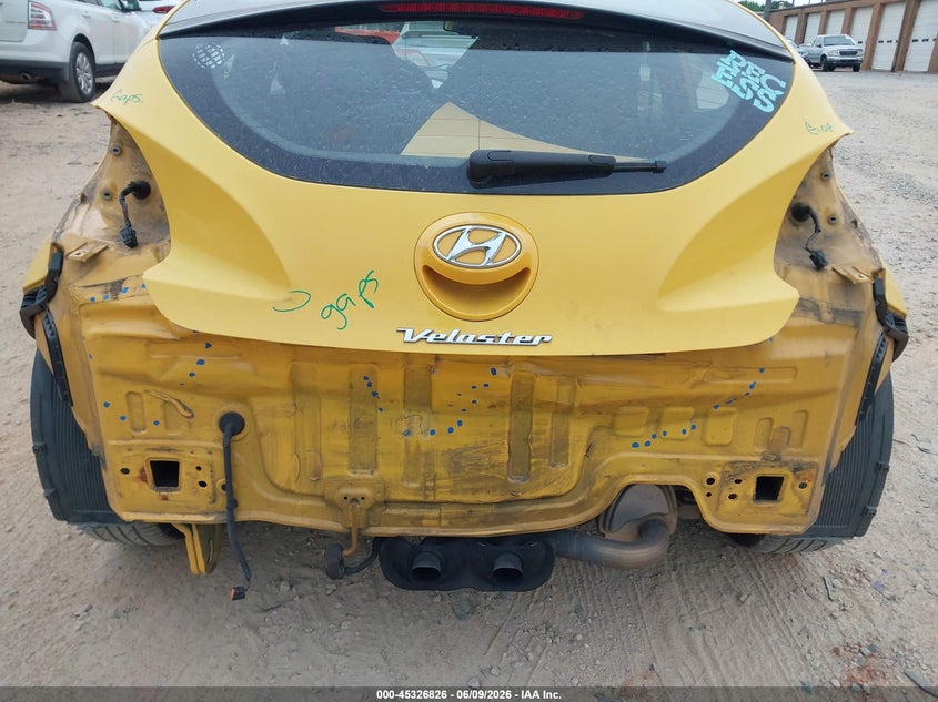 2012 Hyundai Veloster VIN KMHTC6AD3CU020793 IAAI salvage auction — REAR END, Salvage Title, sold $1,700 on 2026-07-06 (photo 6)