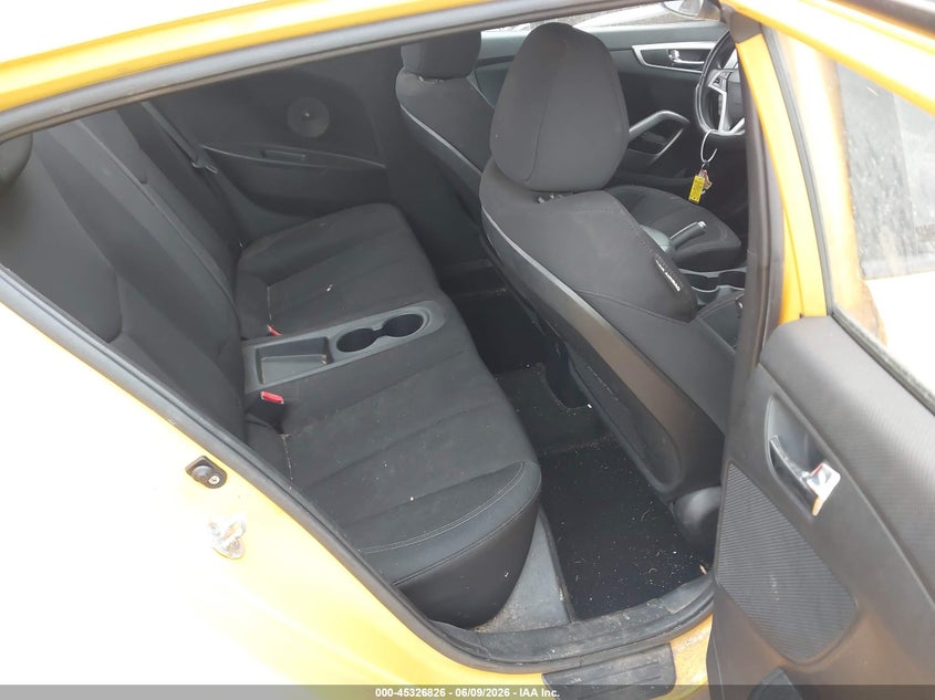 2012 Hyundai Veloster VIN KMHTC6AD3CU020793 IAAI salvage auction — REAR END, Salvage Title, sold $1,700 on 2026-07-06 (photo 8)