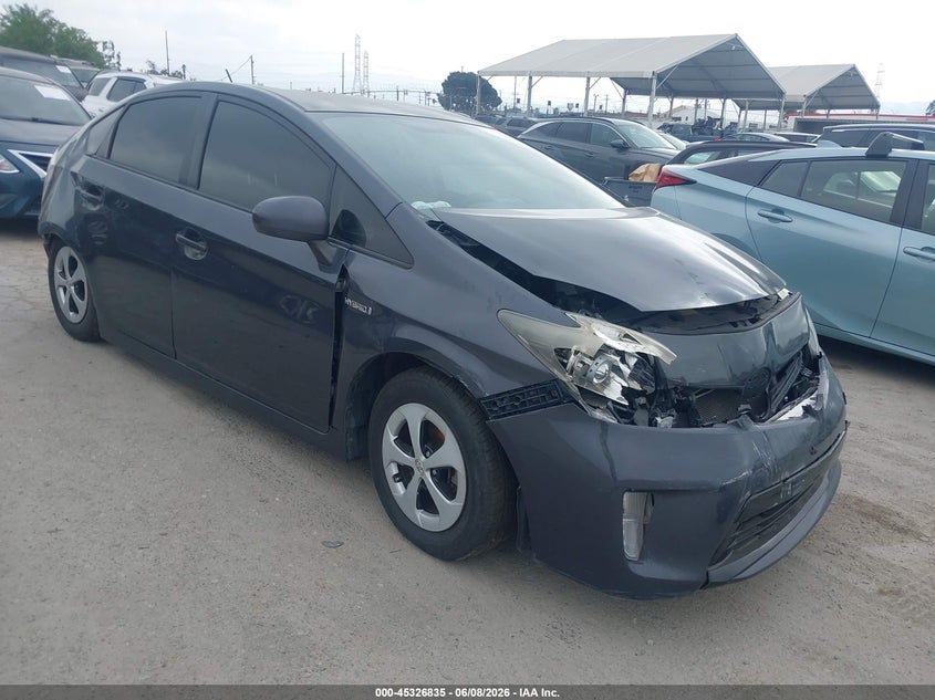 2013 Toyota Prius VIN JTDKN3DU7D5687785 IAAI salvage auction — UNKNOWN, Salvage Title - Dealer (California), sold $425 on 2026-07-08 (photo 1)