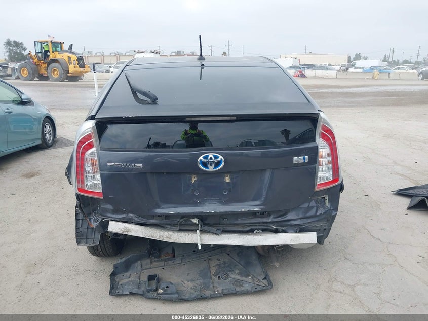 2013 Toyota Prius VIN JTDKN3DU7D5687785 IAAI salvage auction — UNKNOWN, Salvage Title - Dealer (California), sold $425 on 2026-07-08 (photo 6)