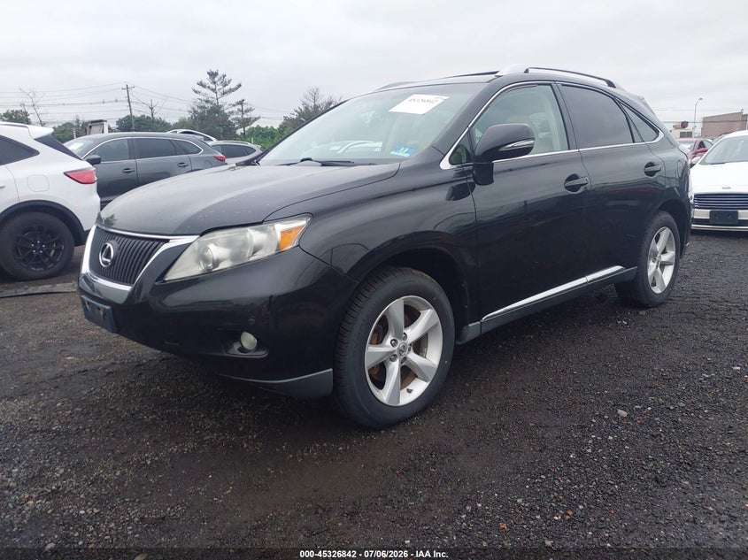 2012 Lexus Rx VIN 2T2BK1BA8CC139362 IAAI salvage auction — UNKNOWN, Salvage Title, sold $4,650 on 2026-08-02 (photo 2)