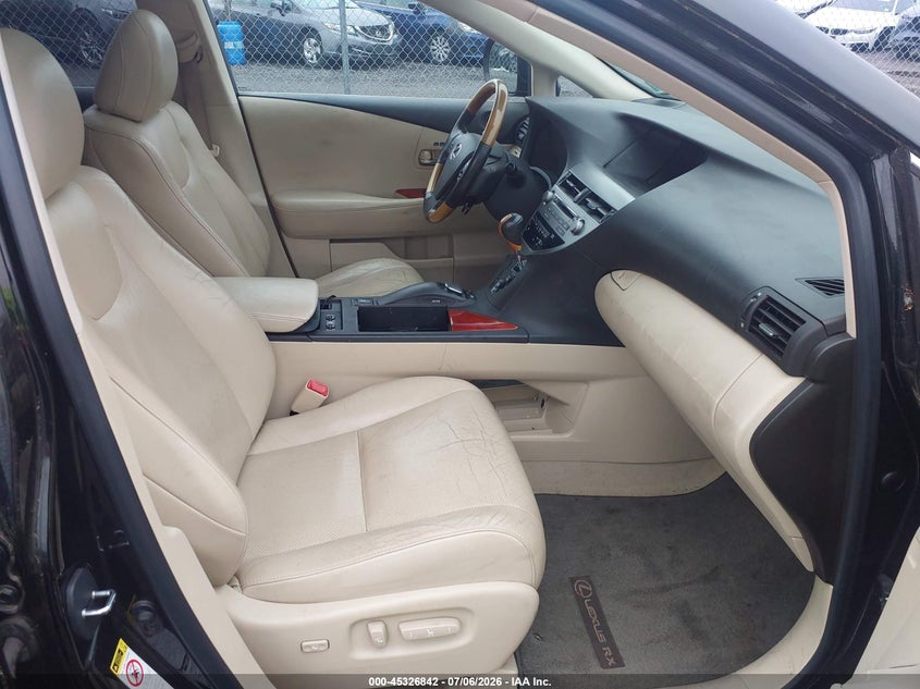 2012 Lexus Rx VIN 2T2BK1BA8CC139362 IAAI salvage auction — UNKNOWN, Salvage Title, sold $4,650 on 2026-08-02 (photo 5)
