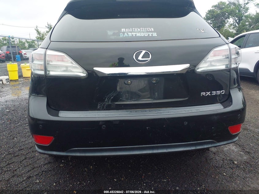 2012 Lexus Rx VIN 2T2BK1BA8CC139362 IAAI salvage auction — UNKNOWN, Salvage Title, sold $4,650 on 2026-08-02 (photo 6)