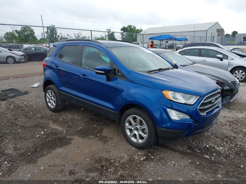 2022 Ford Ecosport VIN MAJ6S3GL0NC473625 IAAI salvage auction — SIDE, Salvage (Ohio), sold $650 on 2026-07-30 (photo 1)