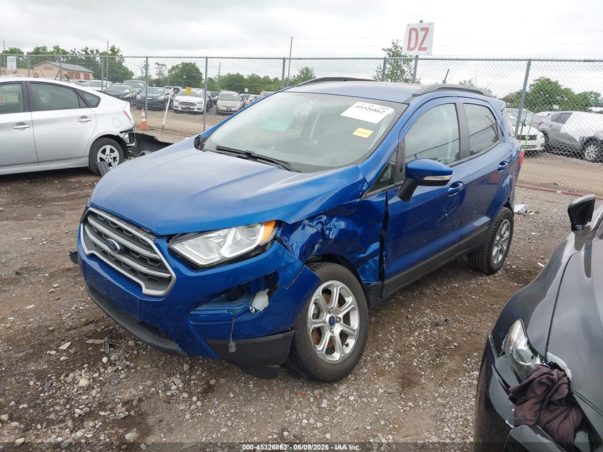 2022 Ford Ecosport VIN MAJ6S3GL0NC473625 IAAI salvage auction — SIDE, Salvage (Ohio), sold $650 on 2026-07-30 (photo 2)