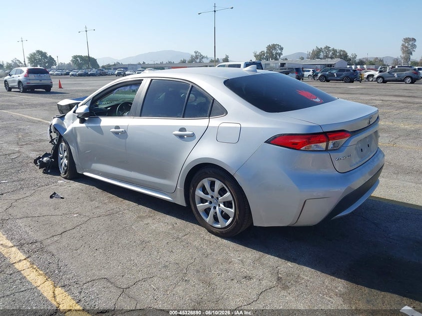 2022 Toyota Corolla VIN 5YFEPMAE2NP325460 IAAI salvage auction — FRONT END, Salvage (California), sold $2,550 on 2026-07-07 (photo 3)