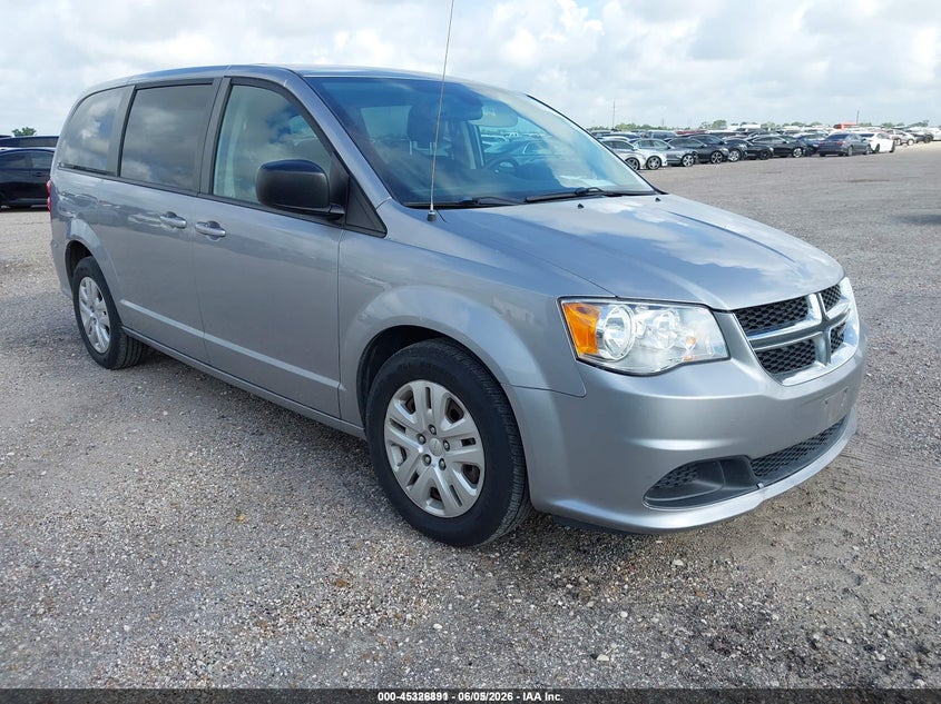2018 Dodge Caravan VIN 2C4RDGBG1JR307859 IAAI salvage auction — NORMAL WEAR, Sf97 (Texas), sold $12,450 on 2026-07-07 (photo 1)