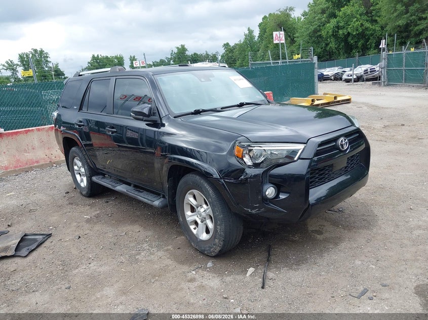 2020 Toyota 4runner VIN JTEZU5JR4L5216331 IAAI salvage auction — RIGHT FRONT, Salvage Title, sold $9,700 on 2026-07-09 (photo 1)