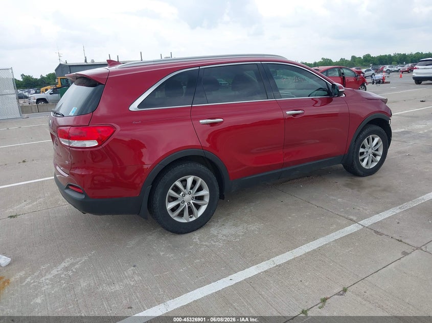 2018 Kia Sorento VIN 5XYPG4A37JG406962 IAAI salvage auction — FRONT END, Salvage Title, sold $1,300 on 2026-07-24 (photo 4)