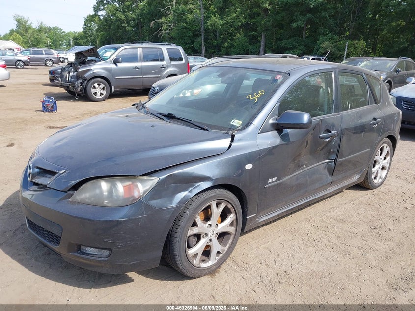 2009 Mazda 3 VIN JM1BK343X91204594 IAAI salvage auction — NORMAL WEAR, Clear (Virginia), sold $275 on 2026-07-08 (photo 2)