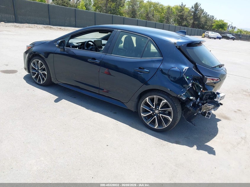 2021 Toyota Corolla VIN JTNC4MBE9M3119246 IAAI salvage auction — REAR END, Salvage Title, sold $6,300 on 2026-07-13 (photo 3)