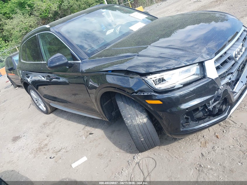 2020 Audi Q5 VIN WA1BNAFY4L2018632 IAAI salvage auction — FRONT END, Salvage Title, sold $5,600 on 2026-07-21 (photo 1)