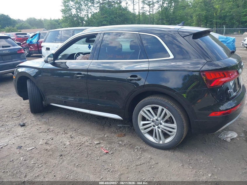 2020 Audi Q5 VIN WA1BNAFY4L2018632 IAAI salvage auction — FRONT END, Salvage Title, sold $5,600 on 2026-07-21 (photo 3)