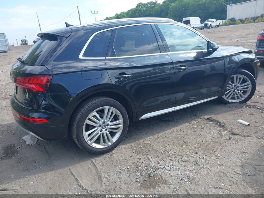 2020 Audi Q5 VIN WA1BNAFY4L2018632 IAAI salvage auction — FRONT END, Salvage Title, sold $5,600 on 2026-07-21 (photo 4)