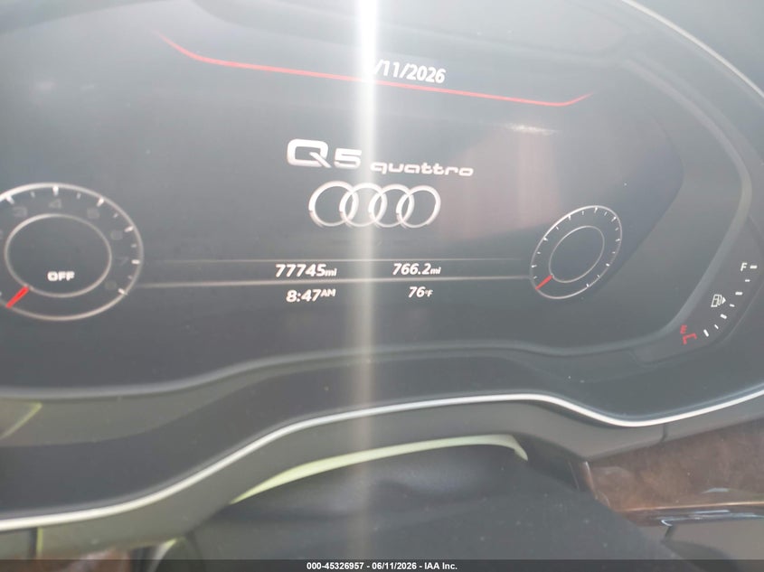 2020 Audi Q5 VIN WA1BNAFY4L2018632 IAAI salvage auction — FRONT END, Salvage Title, sold $5,600 on 2026-07-21 (photo 7)