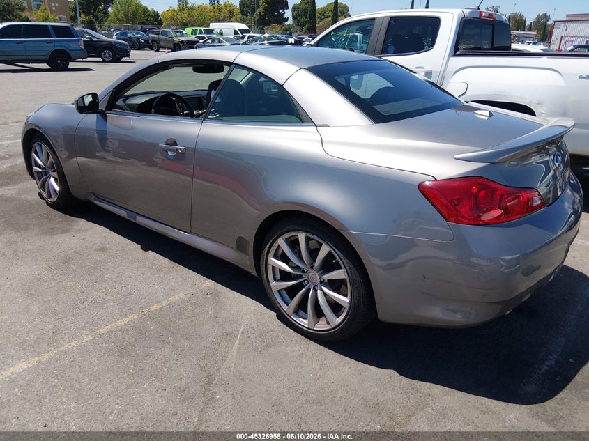 2009 Infiniti G37 VIN JNKCV66E39M722670 IAAI salvage auction — FRONT END, Salvage (California), sold $4,325 on 2026-07-09 (photo 3)