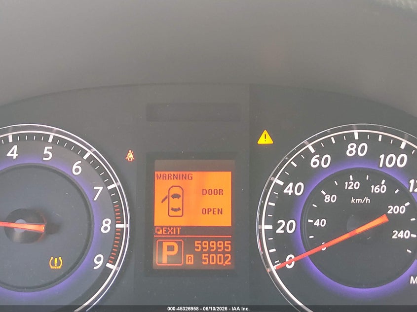 2009 Infiniti G37 VIN JNKCV66E39M722670 IAAI salvage auction — FRONT END, Salvage (California), sold $4,325 on 2026-07-09 (photo 7)