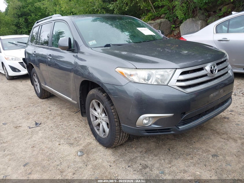 2012 Toyota Highlander VIN 5TDBK3EH4CS099782 IAAI salvage auction — REAR END, Clear (Massachusetts), sold $3,150 on 2026-07-28 (photo 1)