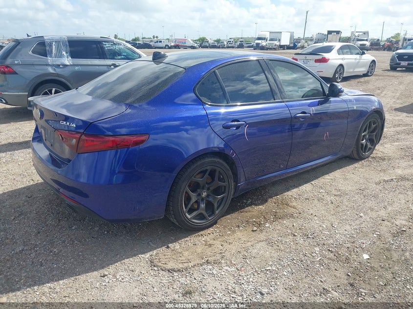 2022 Alfa romeo Giulia VIN ZARFAMBN3N7662182 IAAI salvage auction — LEFT FRONT, Original (Texas), sold $5,700 on 2026-08-29 (photo 4)