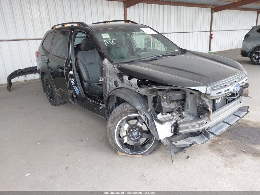 2023 Subaru Forester VIN JF2SKAMC9PH498547 IAAI salvage auction — RIGHT FRONT, Salvage Title, sold $5,400 on 2026-07-23 (photo 1)