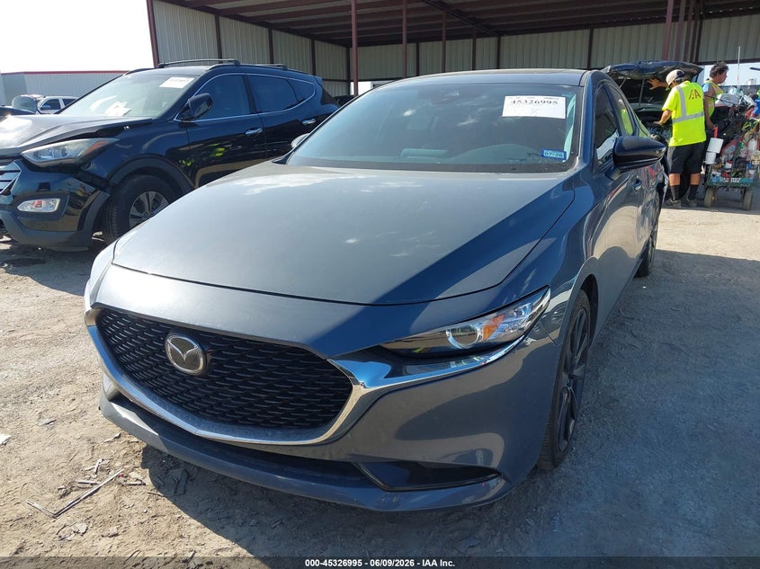 2023 Mazda 3 VIN 3MZBPBCM7PM363754 IAAI salvage auction — SIDE, Salvage Title, sold $9,100 on 2026-08-15 (photo 2)