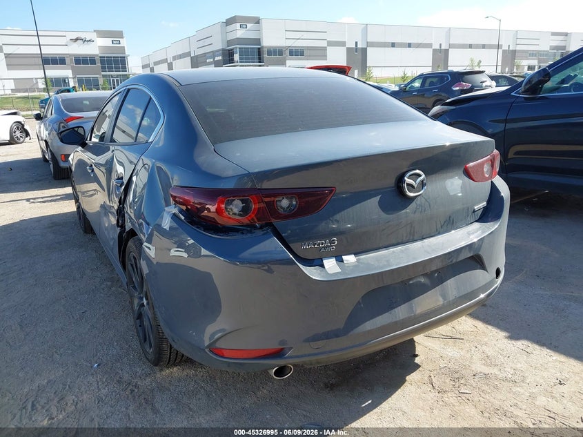 2023 Mazda 3 VIN 3MZBPBCM7PM363754 IAAI salvage auction — SIDE, Salvage Title, sold $9,100 on 2026-08-15 (photo 3)