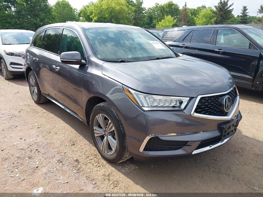 2020 Acura Mdx VIN 5J8YD4H31LL043621 IAAI salvage auction — HAIL, Salvage Title, sold $6,150 on 2026-07-22 (photo 1)