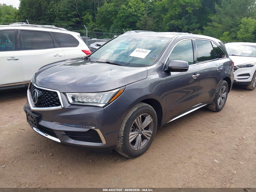 2020 Acura Mdx VIN 5J8YD4H31LL043621 IAAI salvage auction — HAIL, Salvage Title, sold $6,150 on 2026-07-22 (photo 2)