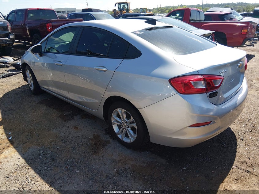 2019 Chevrolet Cruze VIN 1G1BC5SM9K7152021 IAAI salvage auction — FRONT END, Clear (Oklahoma), sold $1,300 on 2026-07-31 (photo 3)