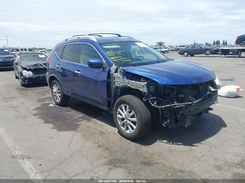 2017 Nissan Rogue VIN KNMAT2MVXHP563315 IAAI salvage auction — FRONT END, Salvage Title, sold $1,450 on 2026-07-13 (photo 1)