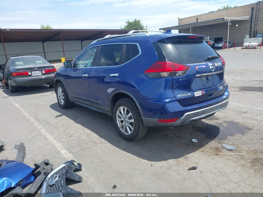2017 Nissan Rogue VIN KNMAT2MVXHP563315 IAAI salvage auction — FRONT END, Salvage Title, sold $1,450 on 2026-07-13 (photo 3)