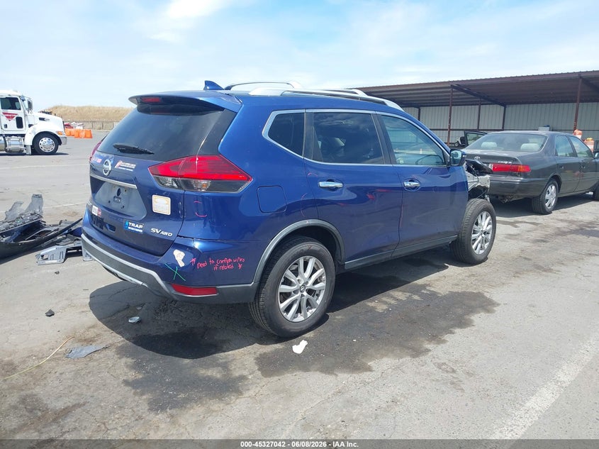 2017 Nissan Rogue VIN KNMAT2MVXHP563315 IAAI salvage auction — FRONT END, Salvage Title, sold $1,450 on 2026-07-13 (photo 4)