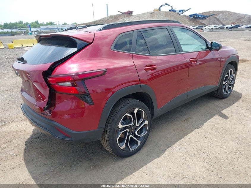 2024 Chevrolet Trax VIN KL77LJE22RC214518 IAAI salvage auction — LEFT REAR, Mv-907A (New York), sold $7,825 on 2026-07-07 (photo 4)