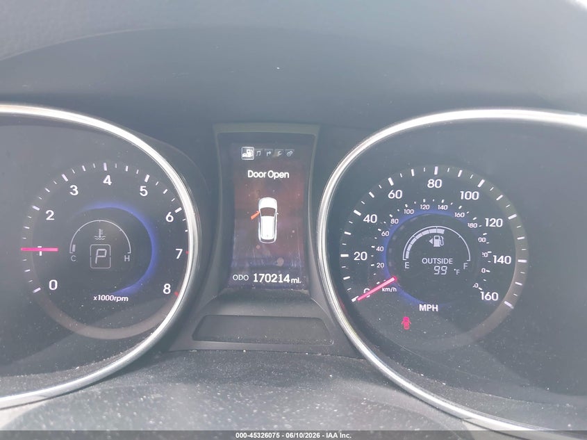2014 Hyundai Santa fe VIN 5XYZU3LA2EG185123 IAAI salvage auction — FRONT END, Salvage (Kansas), sold $275 on 2026-07-08 (photo 7)
