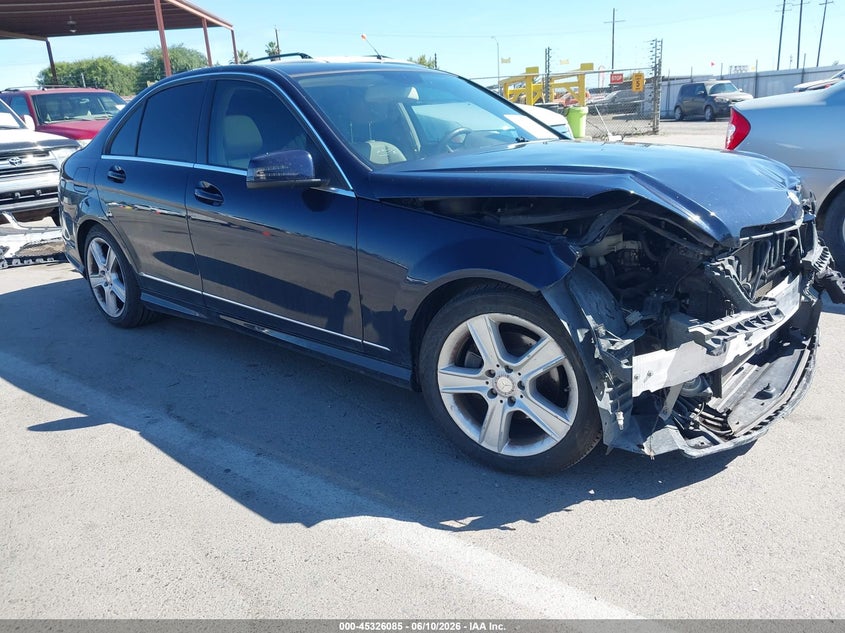 2011 Mercedes-benz C class VIN WDDGF5EBXBR136953 IAAI salvage auction — FRONT END, Salvage (California), sold $450 on 2026-07-21 (photo 1)