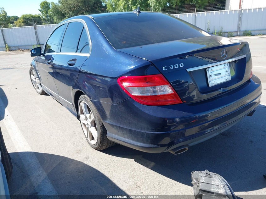 2011 Mercedes-benz C class VIN WDDGF5EBXBR136953 IAAI salvage auction — FRONT END, Salvage (California), sold $450 on 2026-07-21 (photo 3)
