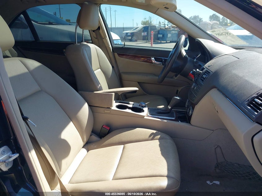 2011 Mercedes-benz C class VIN WDDGF5EBXBR136953 IAAI salvage auction — FRONT END, Salvage (California), sold $450 on 2026-07-21 (photo 5)
