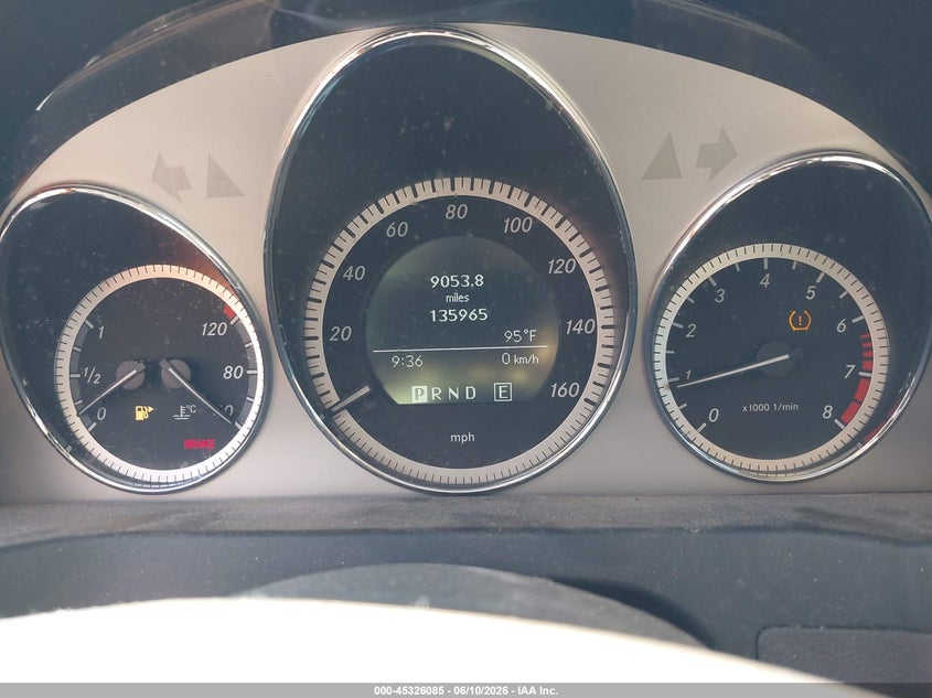 2011 Mercedes-benz C class VIN WDDGF5EBXBR136953 IAAI salvage auction — FRONT END, Salvage (California), sold $450 on 2026-07-21 (photo 7)