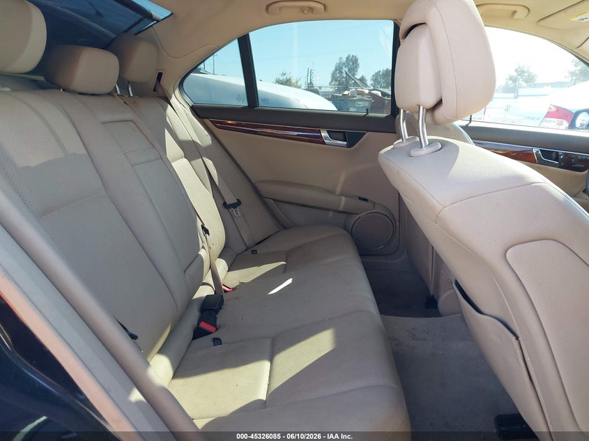 2011 Mercedes-benz C class VIN WDDGF5EBXBR136953 IAAI salvage auction — FRONT END, Salvage (California), sold $450 on 2026-07-21 (photo 8)