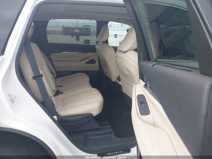 2023 Infiniti Qx60 VIN 5N1DL1GS6PC348606 IAAI salvage auction — FRONT & REAR, Salvage Title, sold $14,550 on 2026-07-22 (photo 8)