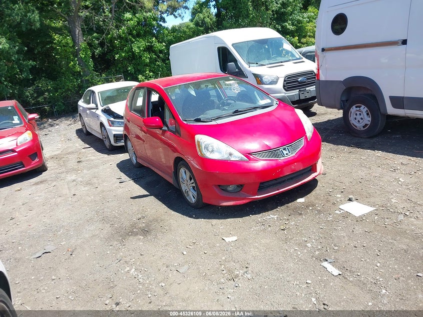 2011 Honda Fit VIN JHMGE8H57BC017831 IAAI salvage auction — WATER/FLOOD, Mv-907A (New York), sold $550 on 2026-07-07 (photo 1)