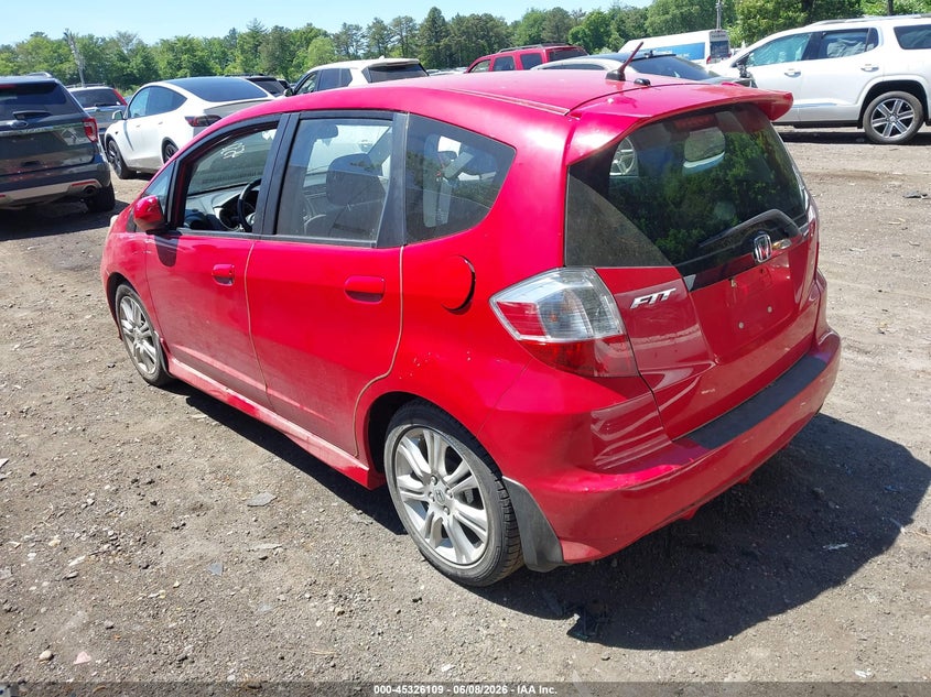 2011 Honda Fit VIN JHMGE8H57BC017831 IAAI salvage auction — WATER/FLOOD, Mv-907A (New York), sold $550 on 2026-07-07 (photo 3)