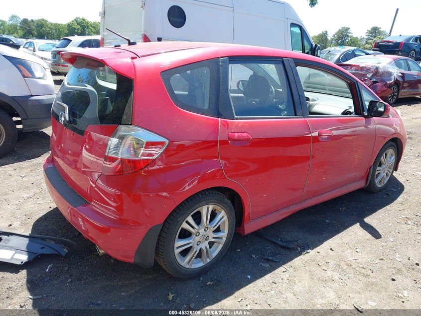 2011 Honda Fit VIN JHMGE8H57BC017831 IAAI salvage auction — WATER/FLOOD, Mv-907A (New York), sold $550 on 2026-07-07 (photo 4)