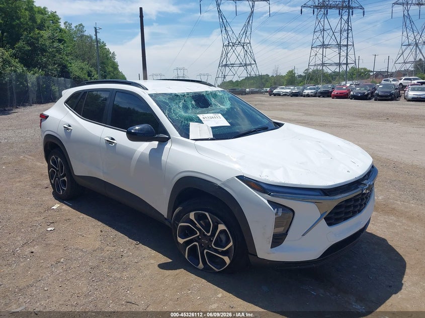 2025 Chevrolet Trax VIN KL77LJEP6SC282144 IAAI salvage auction — UNKNOWN, Salvage Title, sold $4,450 on 2026-07-10 (photo 1)