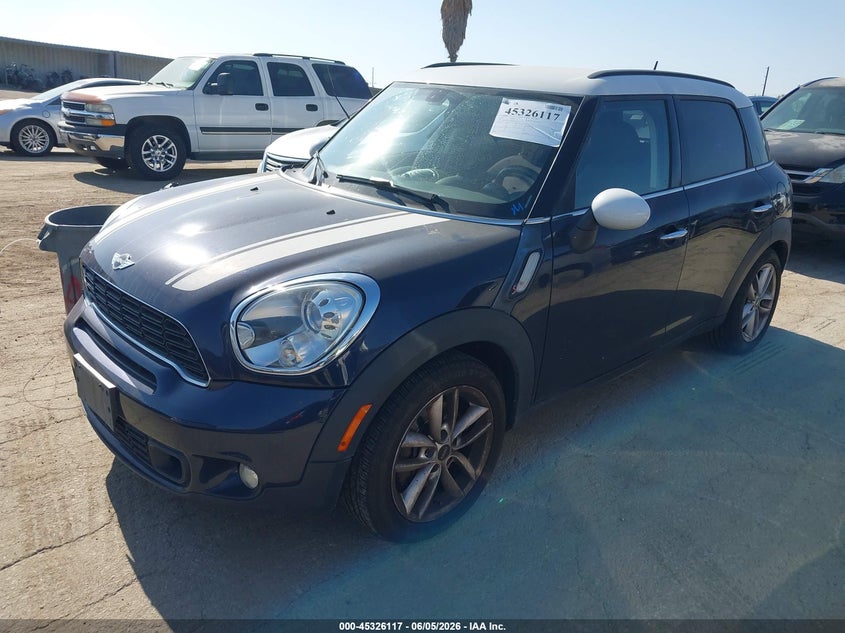 2013 Mini Countryman VIN WMWZC3C55DWP24855 IAAI salvage auction — UNKNOWN, Clear - Dealer Only (California), sold $775 on 2026-07-08 (photo 2)