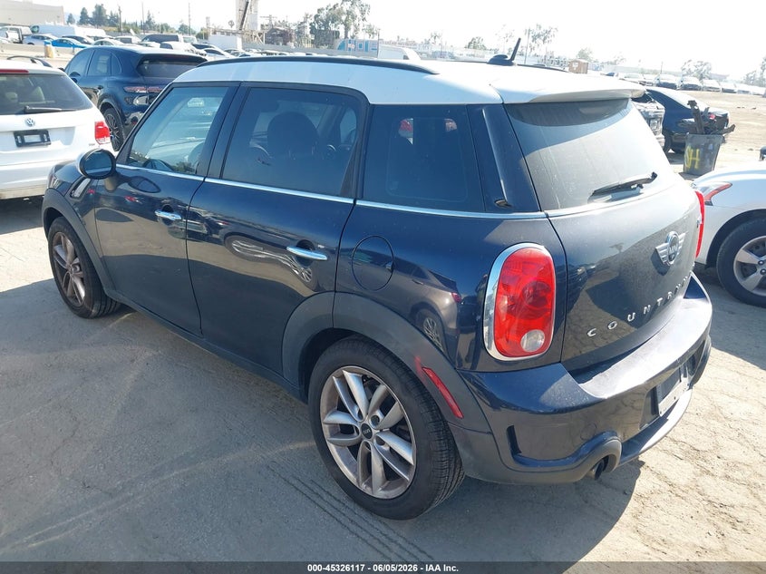 2013 Mini Countryman VIN WMWZC3C55DWP24855 IAAI salvage auction — UNKNOWN, Clear - Dealer Only (California), sold $775 on 2026-07-08 (photo 3)