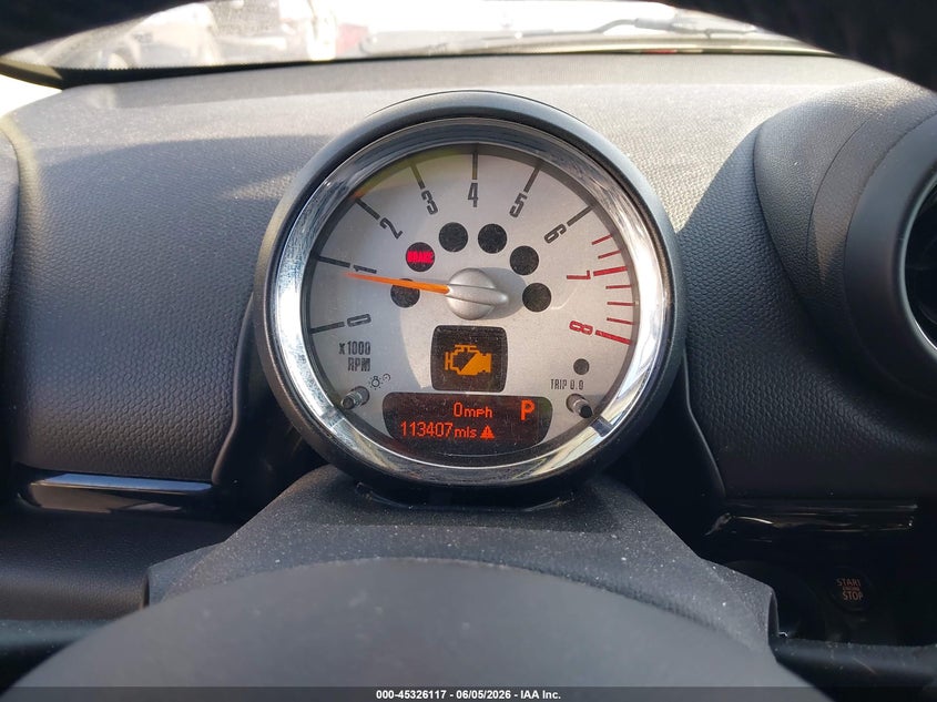 2013 Mini Countryman VIN WMWZC3C55DWP24855 IAAI salvage auction — UNKNOWN, Clear - Dealer Only (California), sold $775 on 2026-07-08 (photo 7)